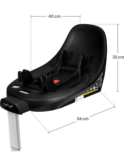 Base ISOFIX - LIONELO Moxie Plus i-Size - Giratória a 360° - Dobrável - Suporte estabilizador - Kiabi