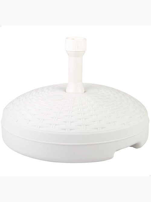 Base para guarda-sol circular branco 19-33 mm aktive - Kiabi