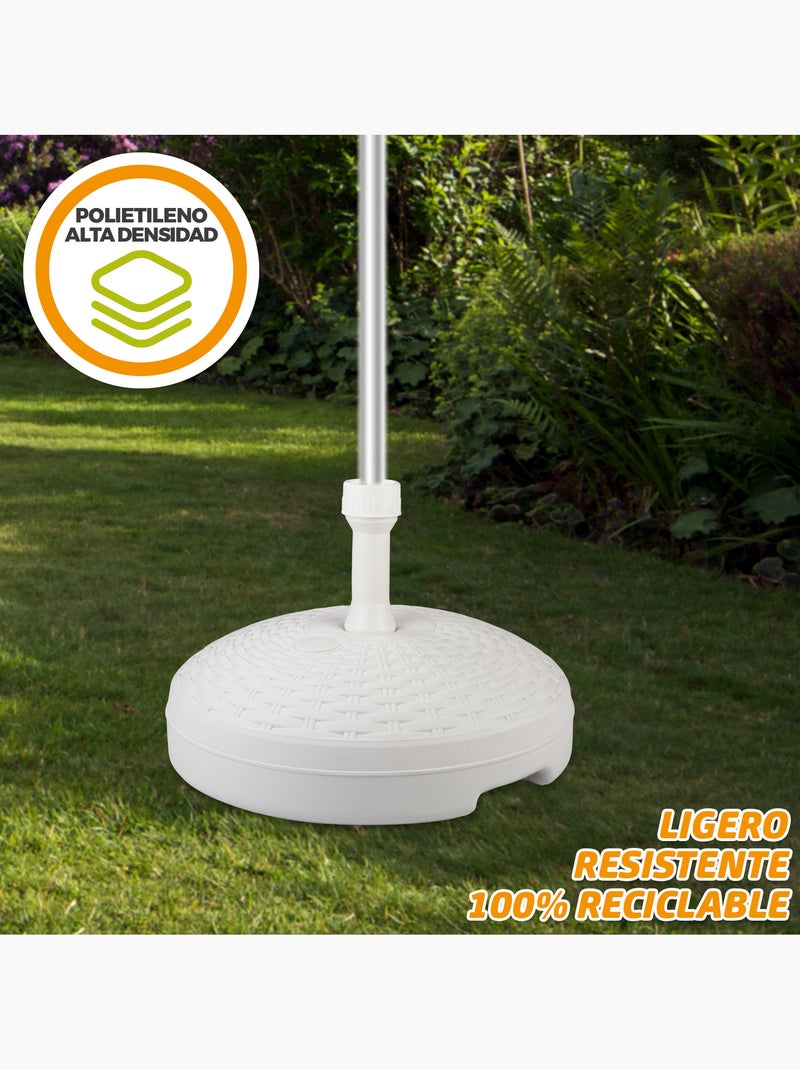Base para guarda-sol circular branco 19-33 mm aktive Branco - Kiabi