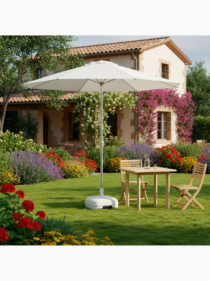 Base para guarda-sol quadrado branco ø33-48 mm aktive Branco - Kiabi