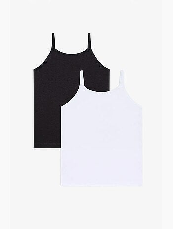 Basic pack de 2 tops tipo camisola de algodão penti