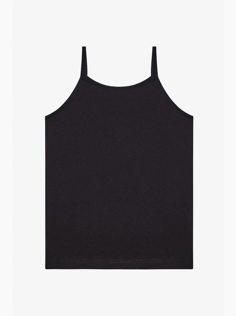 Basic pack de 2 tops tipo camisola de algodão penti Preto Branco - Kiabi