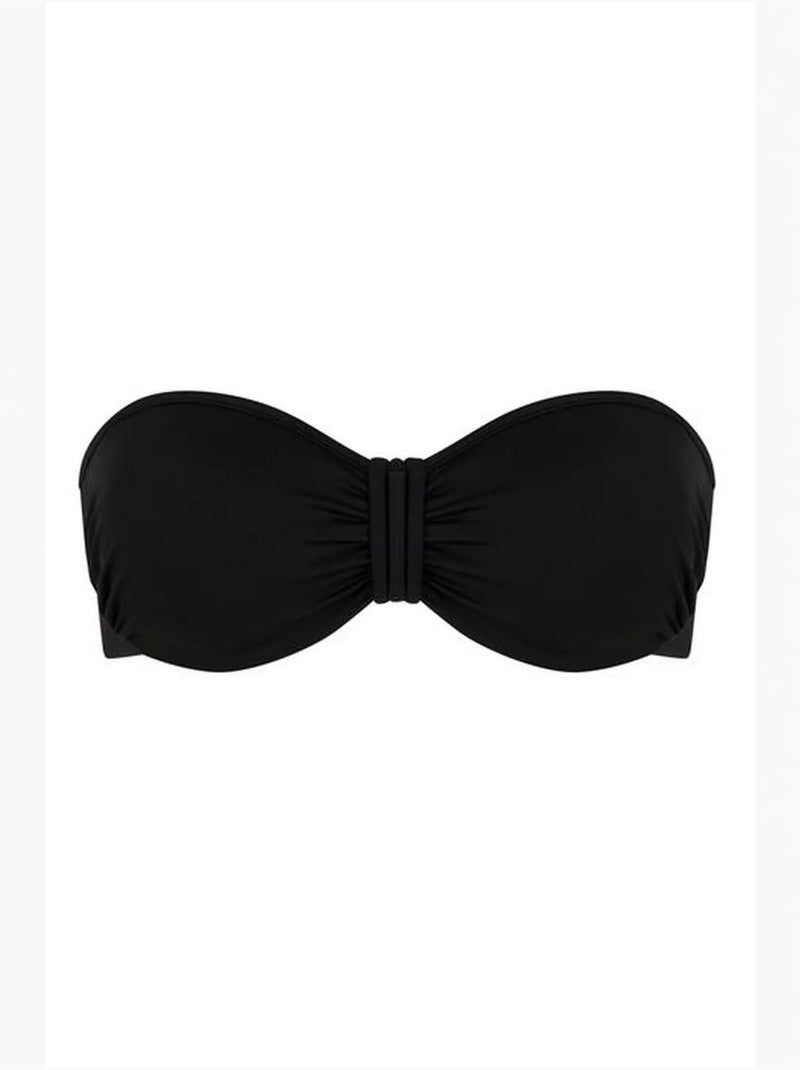 Basic pop top de biquíni push-up com enchimento extra penti Preto - Kiabi