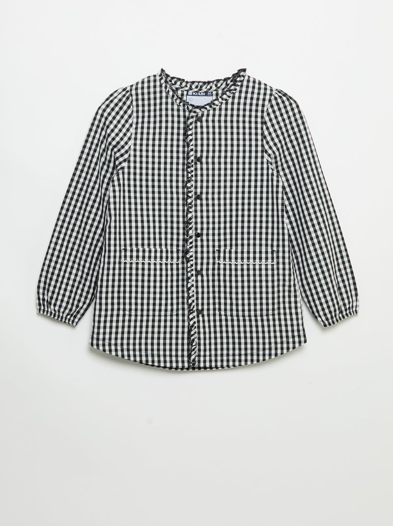 Bata com molas de pressão Preto - Kiabi