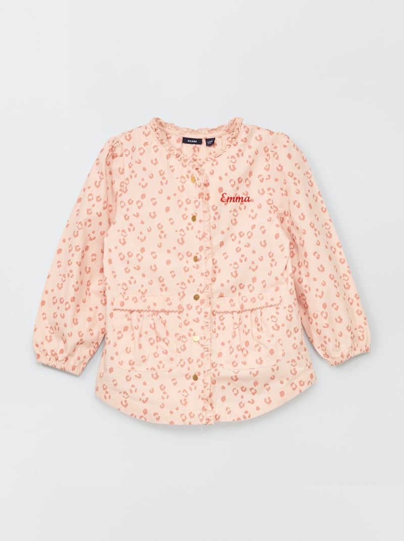 Bata estampada leopardo ROSA - Kiabi