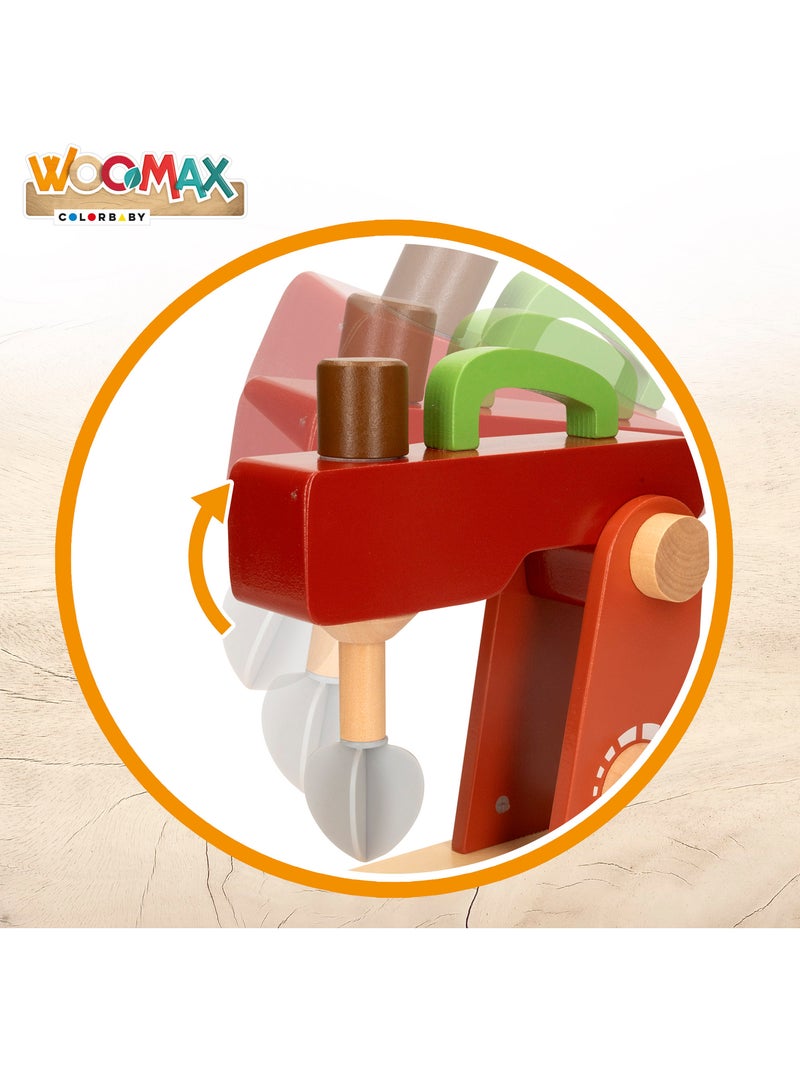 Batedeira de brinquedo de madeira com acessórios WOOMAX N/D - Kiabi