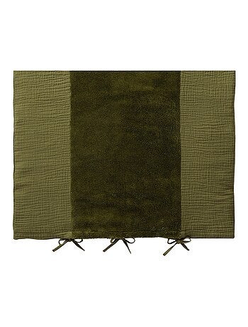 Bb&co - coprimaterasso per fasciatoio 100% cotone mix and match - schiuma di latte - 60 x 80 cm