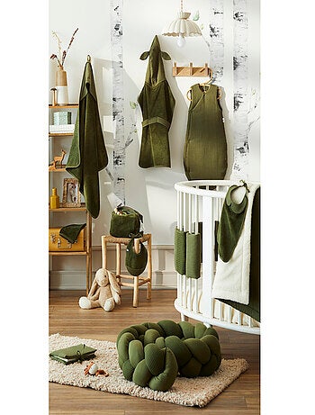 Bb&co - sacco nanna per neonato a forma di kimono 100% cotone mix and match - felce - 0/6 mesi
