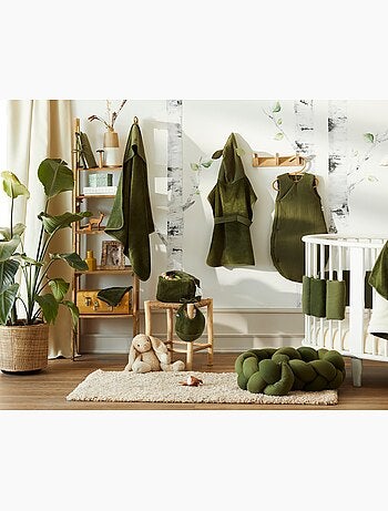 Bb&co - sacco nanna per neonato a forma di kimono 100% cotone mix and match - felce - 0/6 mesi