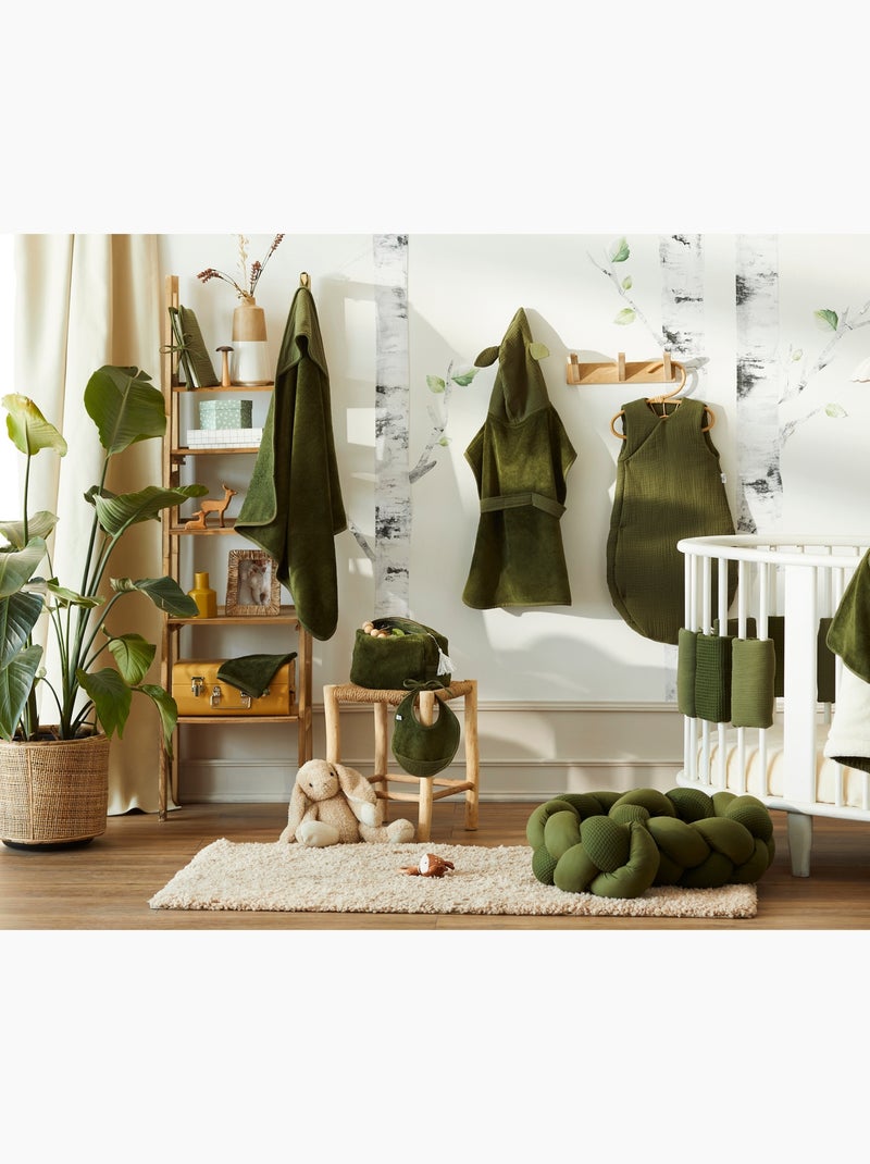 Bb&co - sacco nanna per neonato a forma di kimono 100% cotone mix and match - felce - 0/6 mesi Verde - Kiabi