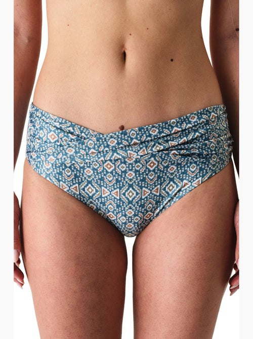 Beatriz burgu cueca de biquíni com padrão étnico e cintura média penti - Kiabi Beatriz burgu cueca de biquíni com padrão étnico e cintura média penti - Kiabi