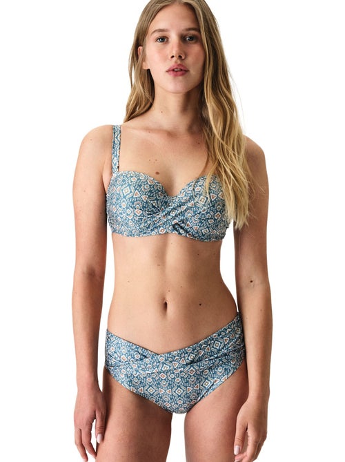Beatriz burgu cueca de biquíni com padrão étnico e cintura média penti - Kiabi Beatriz burgu cueca de biquíni com padrão étnico e cintura média penti - Kiabi