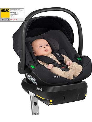 Bebê-conforto com base ISOFIX – LIONELO Astrid i-Size – Premiado pela ADAC – Cadeira auto 40–87 cm