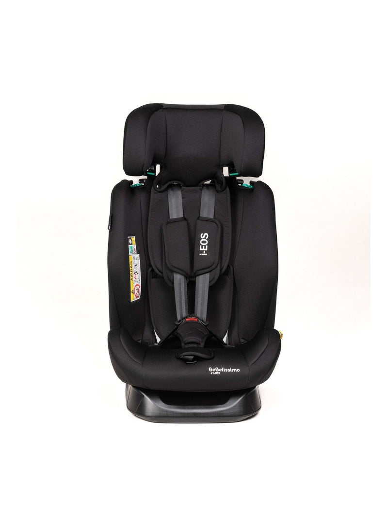 Bebelissimo  - cadeira auto i-size  - grupo 0+/1/2/3 - (0-36 kg) -  inclinável - 40-150 cm - i-eos Preto - Kiabi