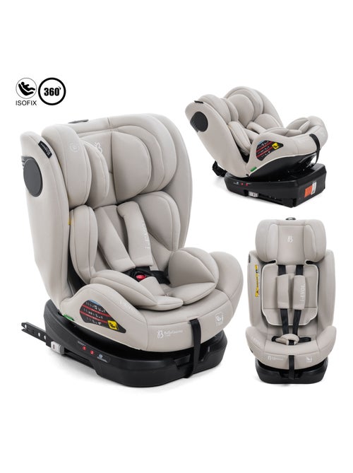 Bebelissimo - cadeira auto isofix - giratória a 360° - 40-150 cm - 0-36 kg - i-evol - Kiabi Bebelissimo - cadeira auto isofix - giratória a 360° - 40-150 cm - 0-36 kg - i-evol - Kiabi