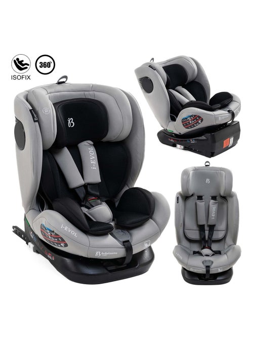 Bebelissimo - cadeira auto isofix - giratória a 360° - 40-150 cm - 0-36 kg - i-evol - Kiabi Bebelissimo - cadeira auto isofix - giratória a 360° - 40-150 cm - 0-36 kg - i-evol - Kiabi