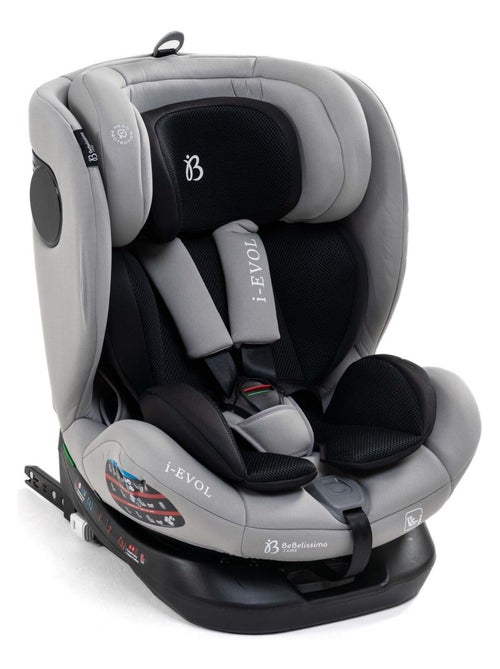 Bebelissimo - cadeira auto isofix - giratória a 360° - 40-150 cm - 0-36 kg - i-evol - Kiabi Bebelissimo - cadeira auto isofix - giratória a 360° - 40-150 cm - 0-36 kg - i-evol - Kiabi