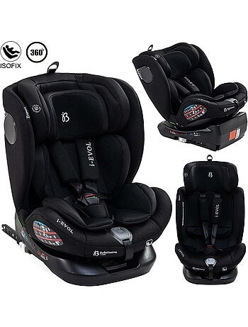 Bebelissimo - cadeira auto isofix - giratória a 360° - 40-150 cm - 0-36 kg - i-evol