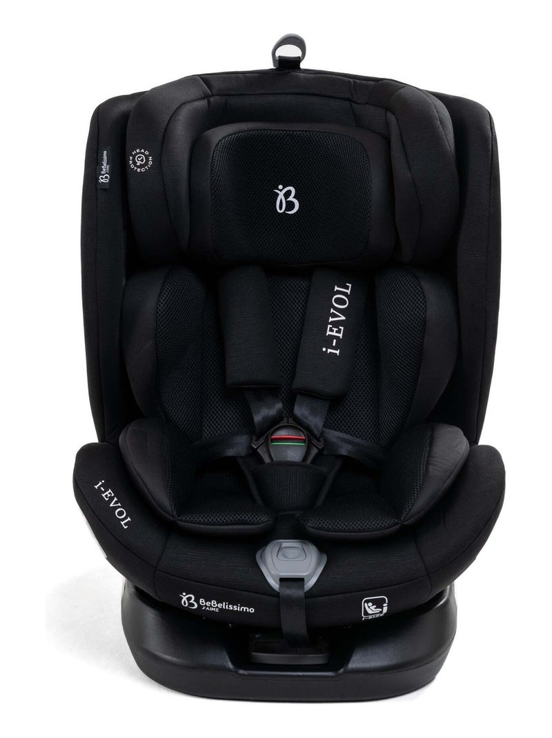 Bebelissimo - cadeira auto isofix - giratória a 360° - 40-150 cm - 0-36 kg - i-evol Preto - Kiabi