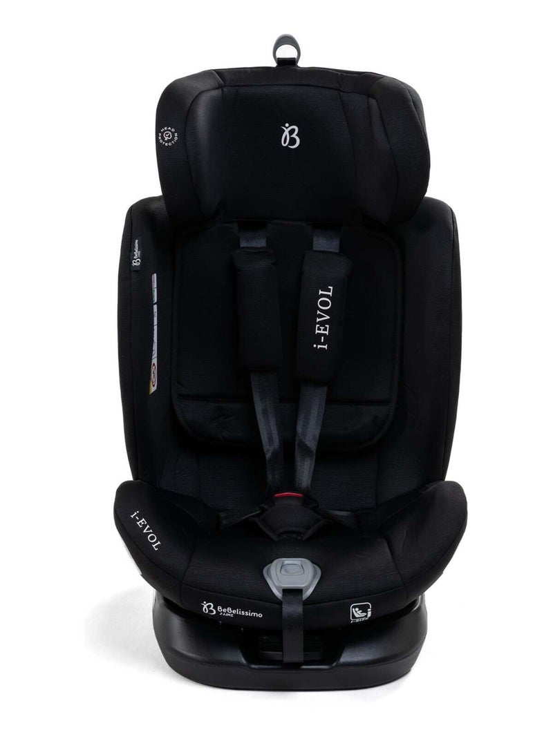 Bebelissimo - cadeira auto isofix - giratória a 360° - 40-150 cm - 0-36 kg - i-evol Preto - Kiabi