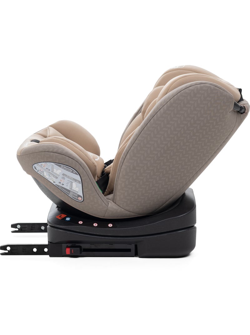 Bebelissimo - cadeira auto isofix - giratória a 360° - 40-150 cm -  0-36 kg  i-como Bege - Kiabi