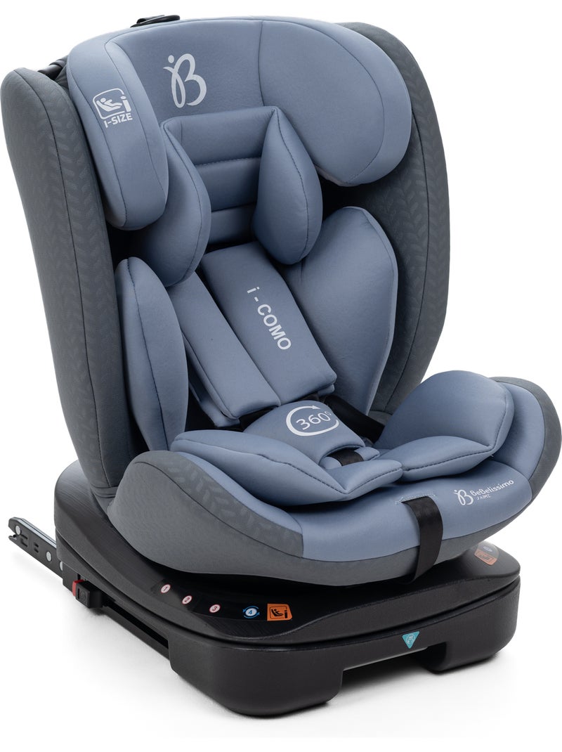 Bebelissimo - cadeira auto isofix - giratória a 360° - 40-150 cm -  0-36 kg  i-como Cinza - Kiabi