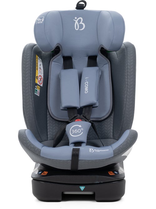 Bebelissimo - cadeira auto isofix - giratória a 360° - 40-150 cm - 0-36 kg i-como - Kiabi Bebelissimo - cadeira auto isofix - giratória a 360° - 40-150 cm - 0-36 kg i-como - Kiabi