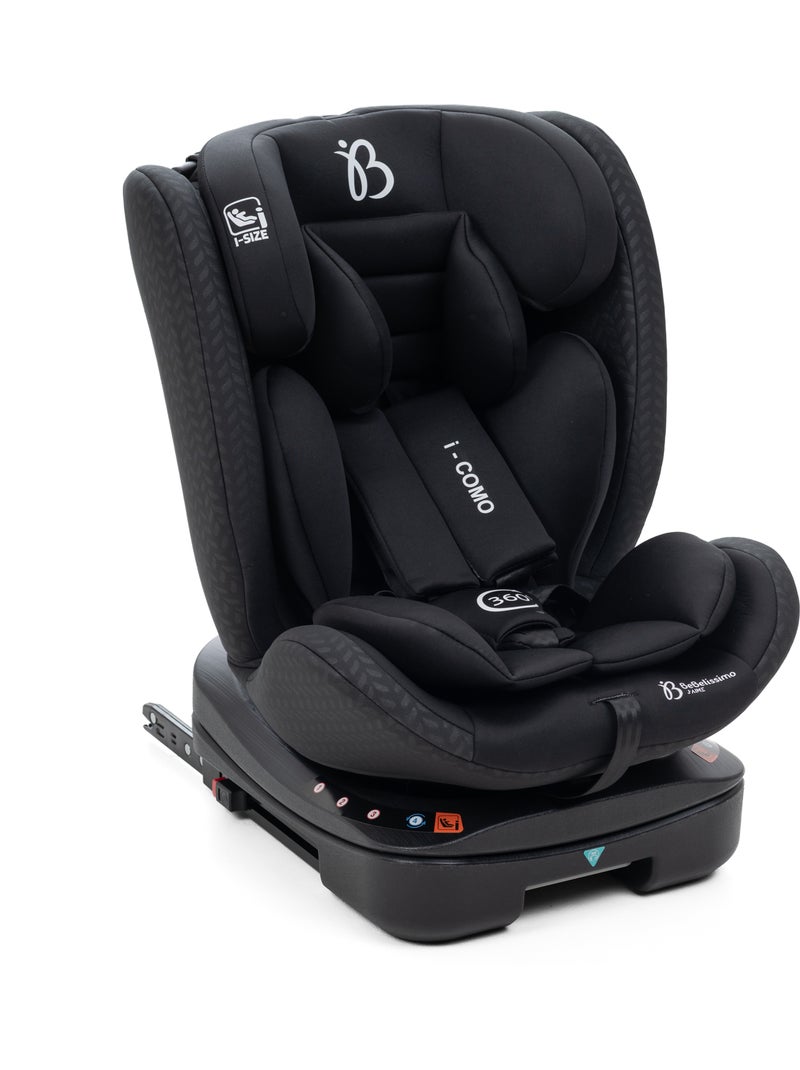 Bebelissimo - cadeira auto isofix - giratória a 360° - 40-150 cm -  0-36 kg  i-como Preto - Kiabi