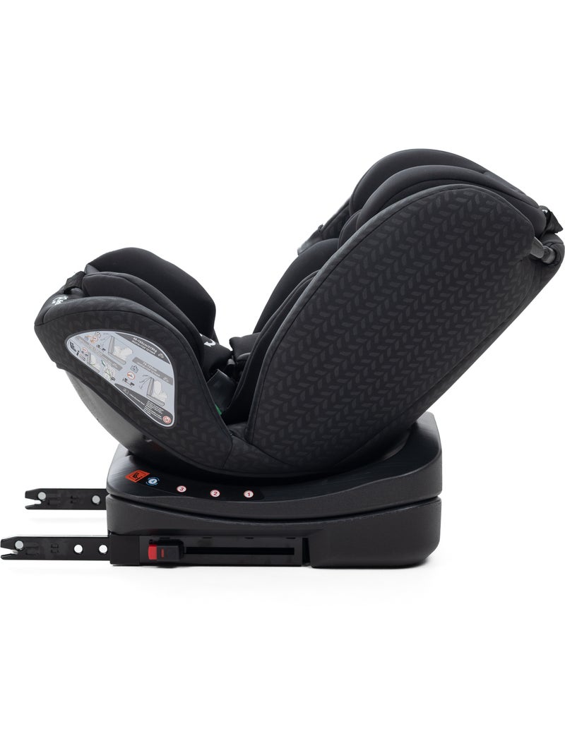Bebelissimo - cadeira auto isofix - giratória a 360° - 40-150 cm -  0-36 kg  i-como Preto - Kiabi
