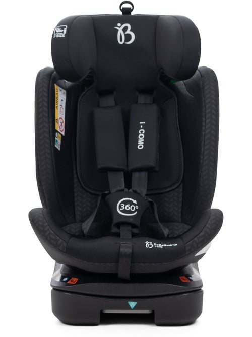 Bebelissimo - cadeira auto isofix - giratória a 360° - 40-150 cm - 0-36 kg i-como - Kiabi Bebelissimo - cadeira auto isofix - giratória a 360° - 40-150 cm - 0-36 kg i-como - Kiabi