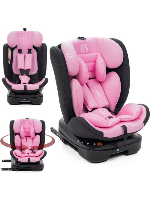 Bebelissimo - cadeira auto isofix - giratória a 360° - 40-150 cm - 0-36 kg i-como - Kiabi Bebelissimo - cadeira auto isofix - giratória a 360° - 40-150 cm - 0-36 kg i-como - Kiabi