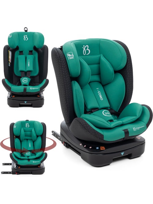 Bebelissimo - cadeira auto isofix - giratória a 360° - 40-150 cm - 0-36 kg i-como - Kiabi Bebelissimo - cadeira auto isofix - giratória a 360° - 40-150 cm - 0-36 kg i-como - Kiabi