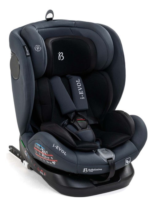 Bebelissimo - cadeira auto isofix - giratória a 360° - 40-150 cm - 0-36 kg i-evol - Kiabi Bebelissimo - cadeira auto isofix - giratória a 360° - 40-150 cm - 0-36 kg i-evol - Kiabi