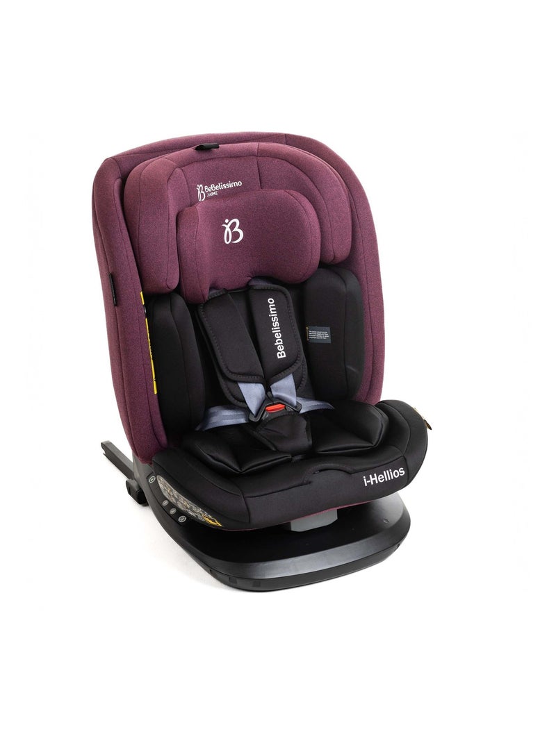 Bebelissimo  - cadeira auto isofix - giratória a 360° - grupo 0+/1/2/3 - (0-36 kg) - hellios Bordô - Kiabi