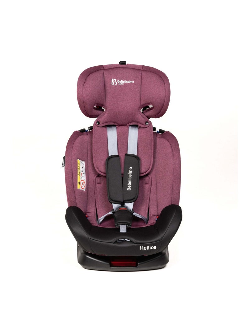 Bebelissimo  - cadeira auto isofix - giratória a 360° - grupo 0+/1/2/3 - (0-36 kg) - hellios Bordô - Kiabi