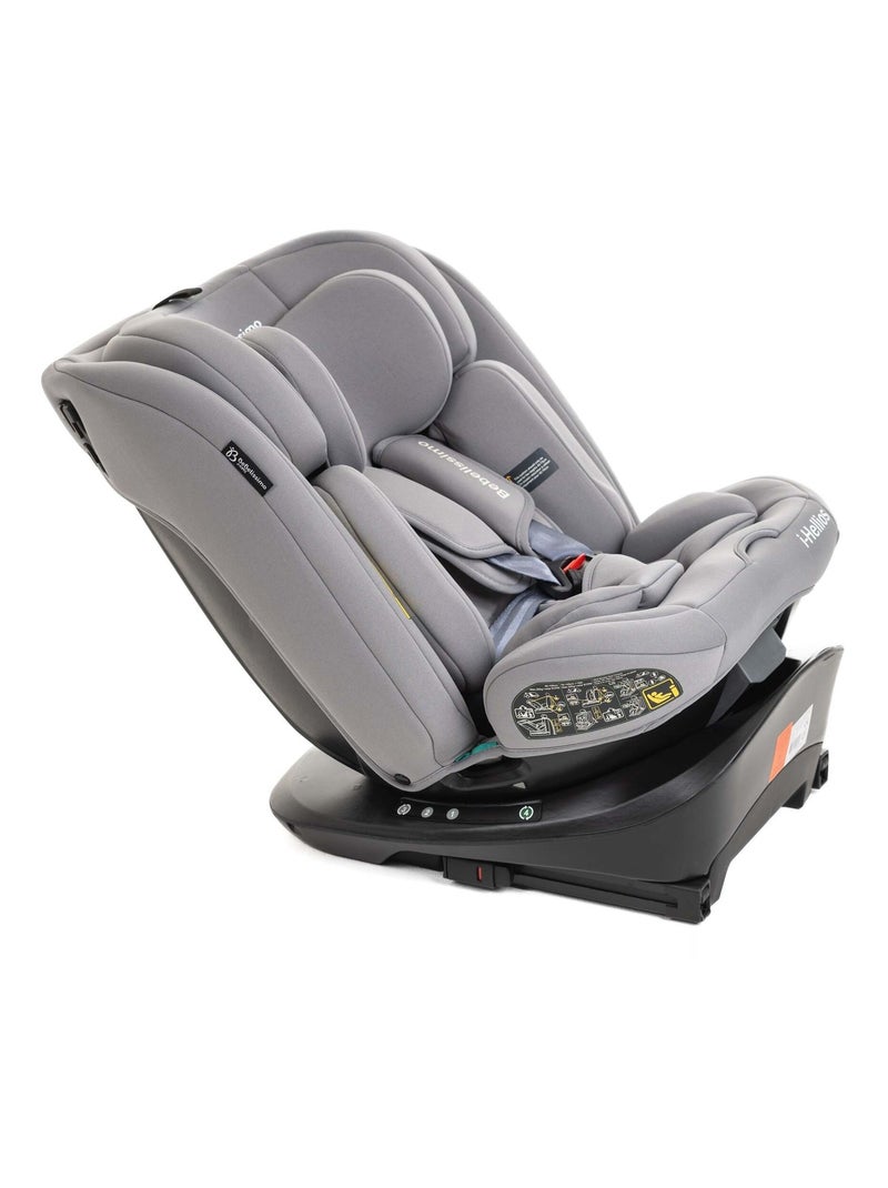 Bebelissimo  - cadeira auto isofix - giratória a 360° - grupo 0+/1/2/3 - (0-36 kg) - hellios Cinza - Kiabi
