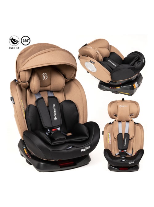 Bebelissimo - cadeira auto isofix - giratória a 360° - grupo 0+/1/2/3 - (0-36 kg) - hellios plus - Kiabi Bebelissimo - cadeira auto isofix - giratória a 360° - grupo 0+/1/2/3 - (0-36 kg) - hellios plus - Kiabi