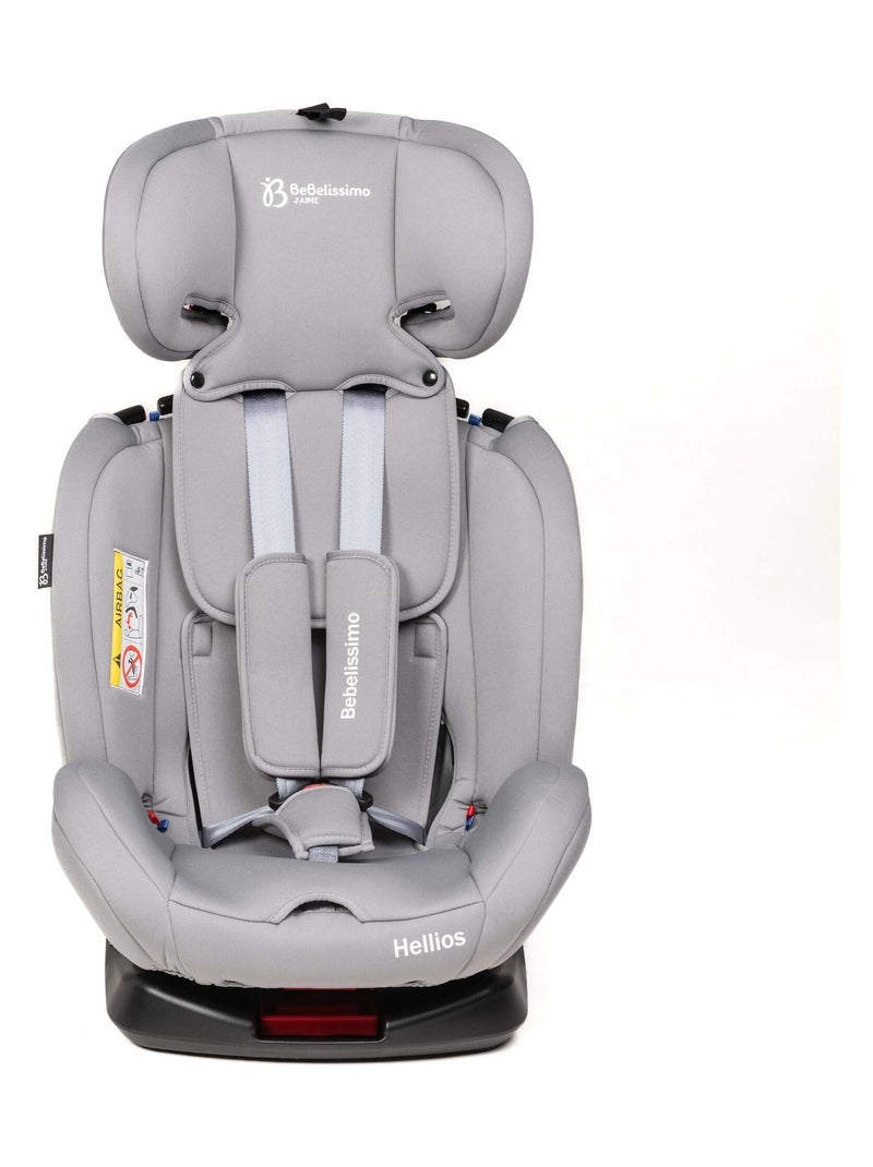 Bebelissimo - cadeira auto isofix - giratória a 360° - grupo 0+/1/2/3 - (0-36 kg) - hellios plus Cinza-prateado - Kiabi