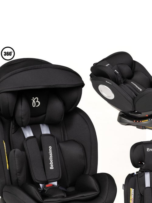 Bebelissimo - cadeira auto isofix - giratória a 360° - grupo 0+/1/2/3 - (0-36 kg) - hellios plus - Kiabi Bebelissimo - cadeira auto isofix - giratória a 360° - grupo 0+/1/2/3 - (0-36 kg) - hellios plus - Kiabi