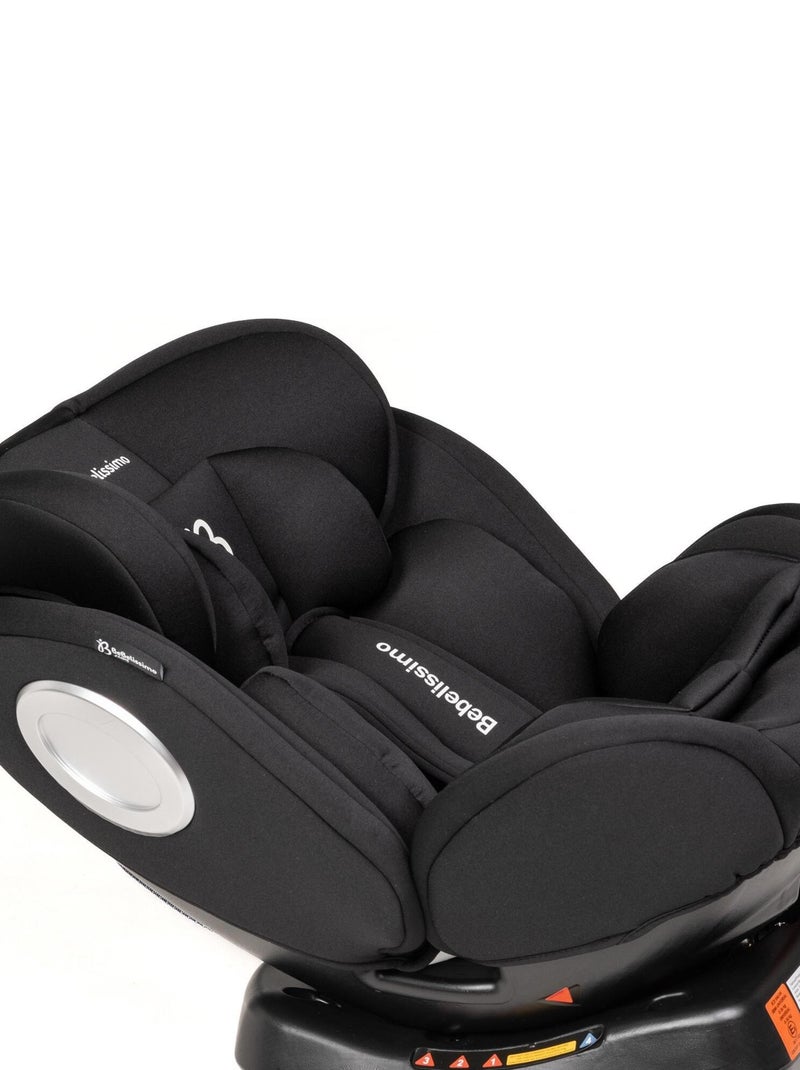 Bebelissimo - cadeira auto isofix - giratória a 360° - grupo 0+/1/2/3 - (0-36 kg) - hellios plus Preto - Kiabi