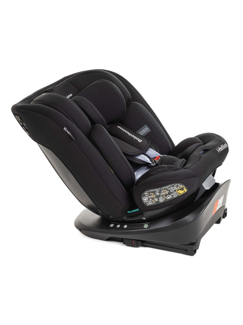 Bebelissimo  - cadeira auto isofix - giratória a 360° - grupo 0+/1/2/3 - (0-36 kg) - hellios Preto - Kiabi
