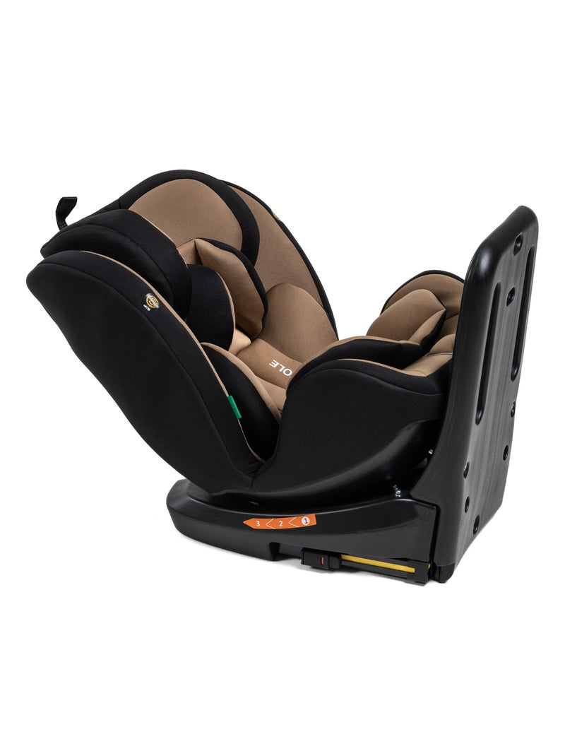 Bebelissimo - cadeira auto isofix - giratória a 360° - grupo 0+/1/2/3 - (0-36 kg) - i-eole Bege - Kiabi