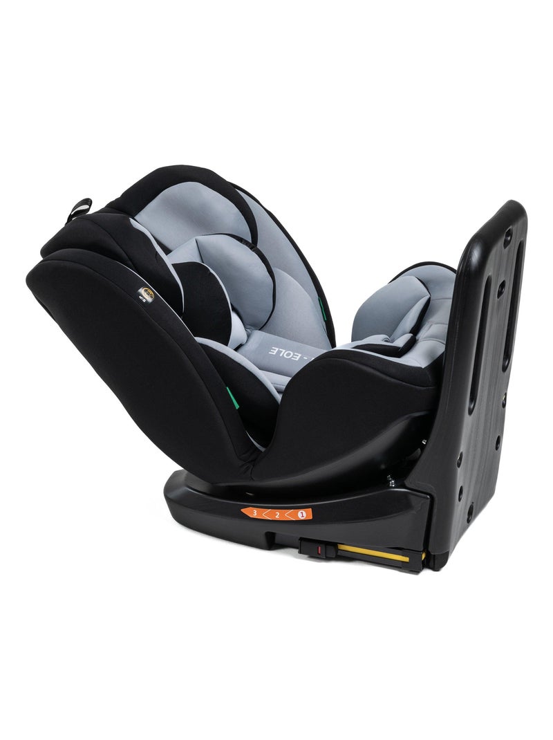 Bebelissimo - cadeira auto isofix - giratória a 360° - grupo 0+/1/2/3 - (0-36 kg) - i-eole Cinza antracite - Kiabi
