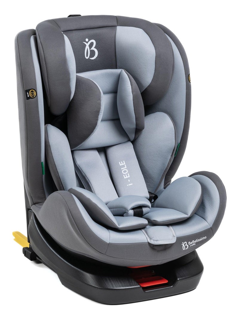 Bebelissimo - cadeira auto isofix - giratória a 360° - grupo 0+/1/2/3 - (0-36 kg) - i-eole Cinza - Kiabi