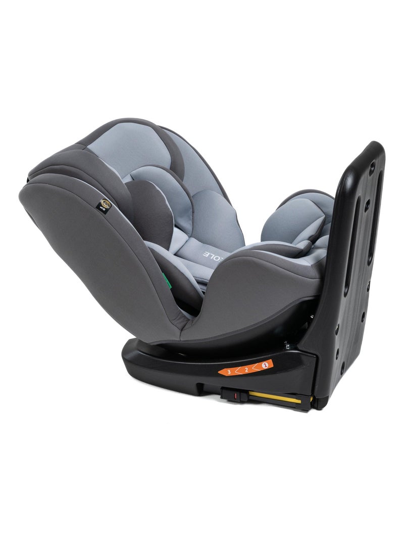 Bebelissimo - cadeira auto isofix - giratória a 360° - grupo 0+/1/2/3 - (0-36 kg) - i-eole Cinza - Kiabi