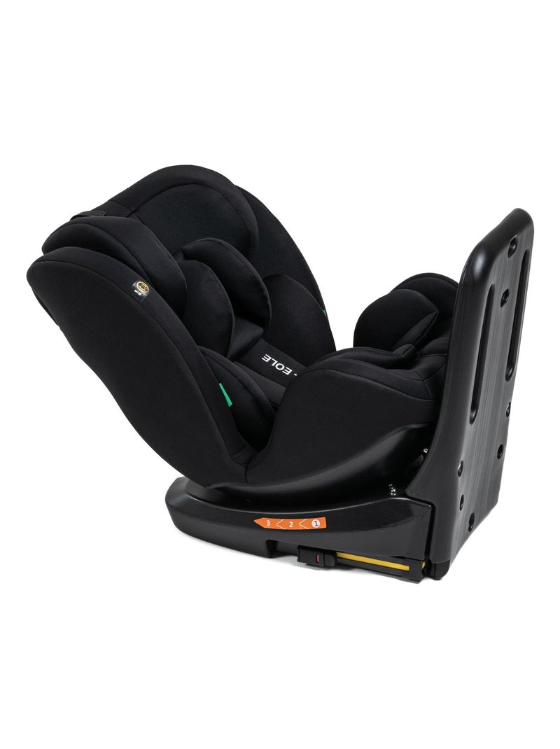 Bebelissimo - cadeira auto isofix - giratória a 360° - grupo 0+/1/2/3 - (0-36 kg) - i-eole Preto - Kiabi