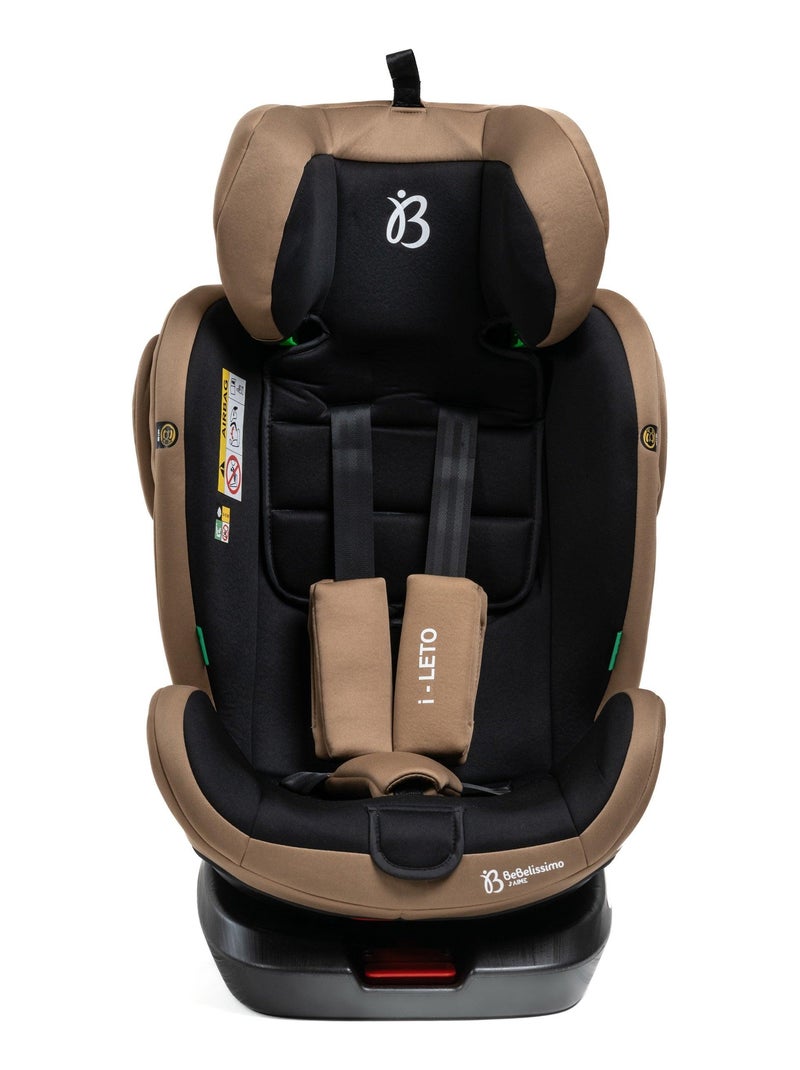 Bebelissimo - cadeira auto isofix - giratória a 360° - grupo 0+/1/2/3 - (0-36 kg) - i-leto Bege - Kiabi