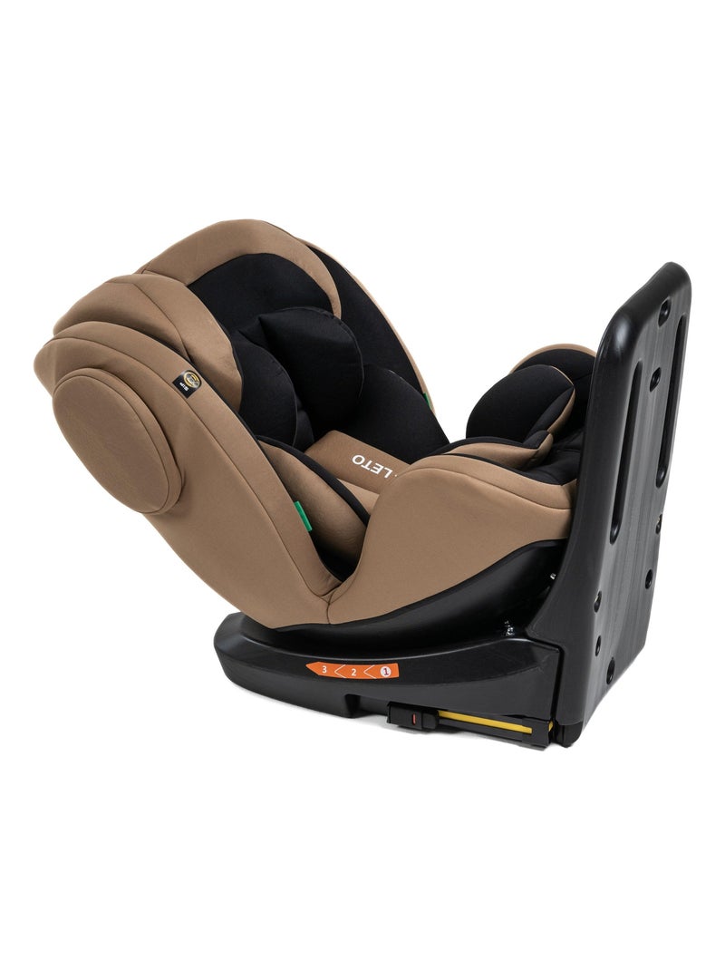 Bebelissimo - cadeira auto isofix - giratória a 360° - grupo 0+/1/2/3 - (0-36 kg) - i-leto Bege - Kiabi