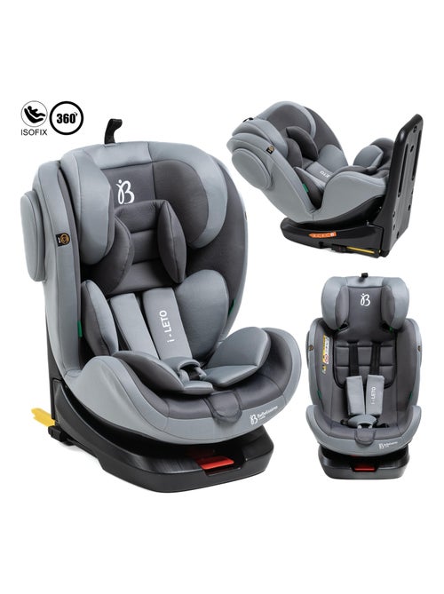Bebelissimo - cadeira auto isofix - giratória a 360° - grupo 0+/1/2/3 - (0-36 kg) - i-leto - Kiabi Bebelissimo - cadeira auto isofix - giratória a 360° - grupo 0+/1/2/3 - (0-36 kg) - i-leto - Kiabi