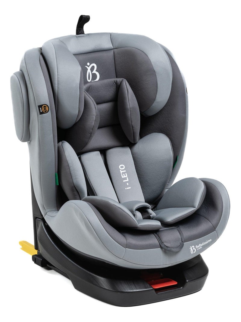 Bebelissimo - cadeira auto isofix - giratória a 360° - grupo 0+/1/2/3 - (0-36 kg) - i-leto Cinza - Kiabi